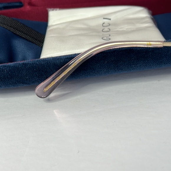 Ship same day - 💯 - New Authentic GUCCI Gold Heart Sunglasses - Picture 17 of 17